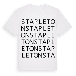 Stapleton ordlek t-shirt – ekologisk bomull t-shirt från Pinshirt