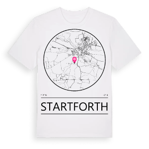 Startforth t-shirt – ekologisk bomull t-shirt från Pinshirt