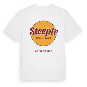Steeple cirkel t-shirt – ekologisk bomull t-shirt från Pinshirt