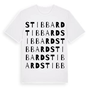 Stibbard ordlek t-shirt – ekologisk bomull t-shirt från Pinshirt