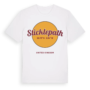 Sticklepath cirkel t-shirt – ekologisk bomull t-shirt från Pinshirt