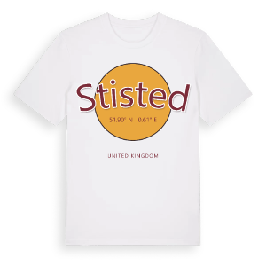Stisted cirkel t-shirt – ekologisk bomull t-shirt från Pinshirt