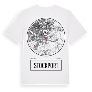 Stockport t-shirt – ekologisk bomull t-shirt från Pinshirt