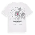Stockton-on-Tees karta t-shirt