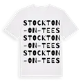 Stockton-on-Tees ordlek t-shirt