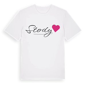 Stody hjärta t-shirt – ekologisk bomull t-shirt från Pinshirt
