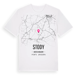 Stody karta t-shirt – ekologisk bomull t-shirt från Pinshirt