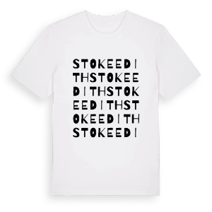 Stoke Edith ordlek t-shirt – ekologisk bomull t-shirt från Pinshirt