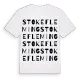 Stoke Fleming ordlek t-shirt