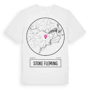 Stoke Fleming t-shirt – ekologisk bomull t-shirt från Pinshirt