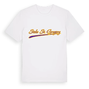 Stoke St. Gregory baseball t-shirt – ekologisk bomull t-shirt från Pinshirt
