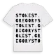 Stoke St. Gregory ordlek t-shirt