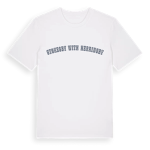Stokesby with Herringby college t-shirt – ekologisk bomull t-shirt från Pinshirt