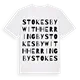 Stokesby with Herringby ordlek t-shirt
