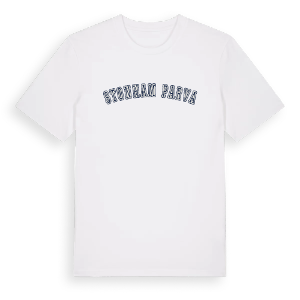 Stonham Parva college t-shirt – ekologisk bomull t-shirt från Pinshirt