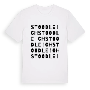 Stoodleigh ordlek t-shirt – ekologisk bomull t-shirt från Pinshirt