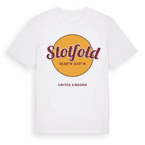 Stotfold cirkel t-shirt – ekologisk bomull t-shirt från Pinshirt