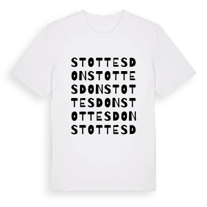 Stottesdon ordlek t-shirt – ekologisk bomull t-shirt från Pinshirt