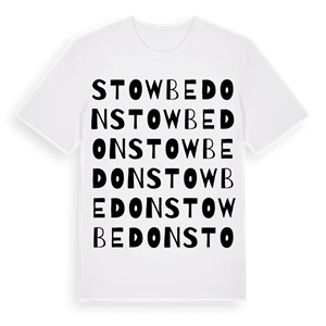 Stow Bedon ordlek t-shirt – ekologisk bomull t-shirt från Pinshirt