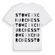Stowe IX Churches ordlek t-shirt