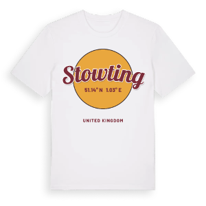 Stowting cirkel t-shirt – ekologisk bomull t-shirt från Pinshirt