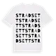 Stradsett ordlek t-shirt