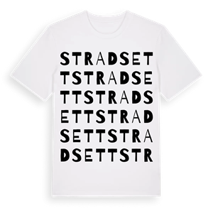 Stradsett ordlek t-shirt – ekologisk bomull t-shirt från Pinshirt