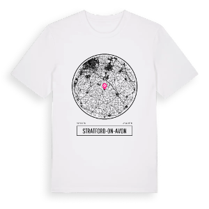 Stratford-on-Avon t-shirt – ekologisk bomull t-shirt från Pinshirt