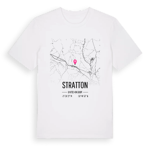 Stratton karta t-shirt – ekologisk bomull t-shirt från Pinshirt