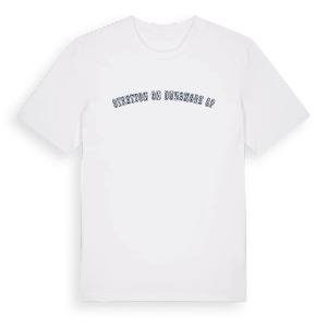 Stretton on Dunsmore CP college t-shirt – ekologisk bomull t-shirt från Pinshirt