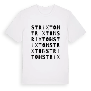 Strixton ordlek t-shirt – ekologisk bomull t-shirt från Pinshirt