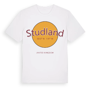 Studland cirkel t-shirt – ekologisk bomull t-shirt från Pinshirt