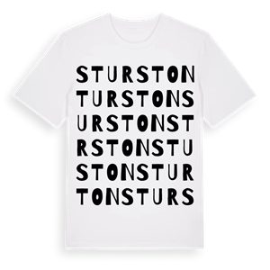 Sturston ordlek t-shirt – ekologisk bomull t-shirt från Pinshirt