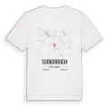 Sudborough karta t-shirt