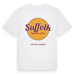 Suffolk cirkel t-shirt – ekologisk bomull t-shirt från Pinshirt