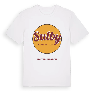 Sulby cirkel t-shirt – ekologisk bomull t-shirt från Pinshirt