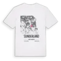Sunderland karta t-shirt