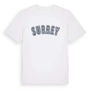Surrey college t-shirt – ekologisk bomull t-shirt från Pinshirt