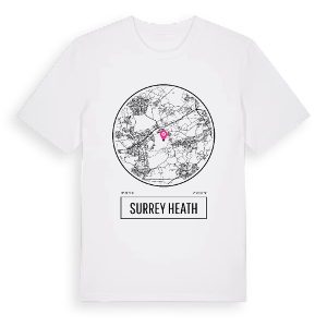 Surrey Heath t-shirt – ekologisk bomull t-shirt från Pinshirt