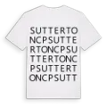 Sutterton CP ordlek t-shirt