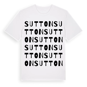 Sutton ordlek t-shirt – ekologisk bomull t-shirt från Pinshirt