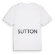 Jag älskar Sutton t-shirt stort tryck