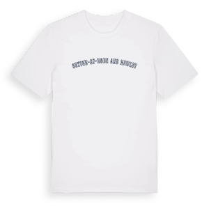 Sutton-at-Hone and Hawley college t-shirt – ekologisk bomull t-shirt från Pinshirt
