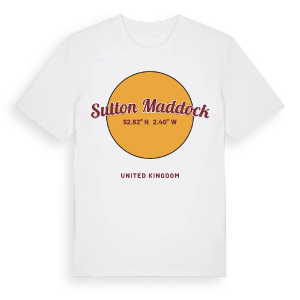 Sutton Maddock cirkel t-shirt – ekologisk bomull t-shirt från Pinshirt