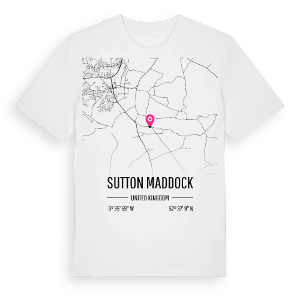 Sutton Maddock karta t-shirt – ekologisk bomull t-shirt från Pinshirt