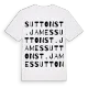 Sutton St. James ordlek t-shirt