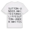 Sutton-under-Whitestonecliffe ordlek t-shirt