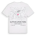 Sutton Upon Tern karta t-shirt