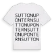 Sutton Upon Tern ordlek t-shirt
