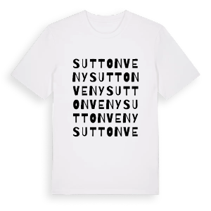 Sutton Veny ordlek t-shirt – ekologisk bomull t-shirt från Pinshirt